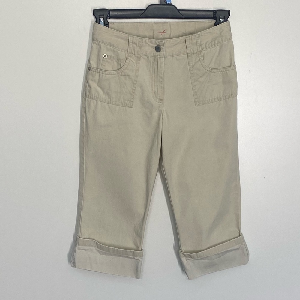Talbots Kids Ivory Capri Pant size 8